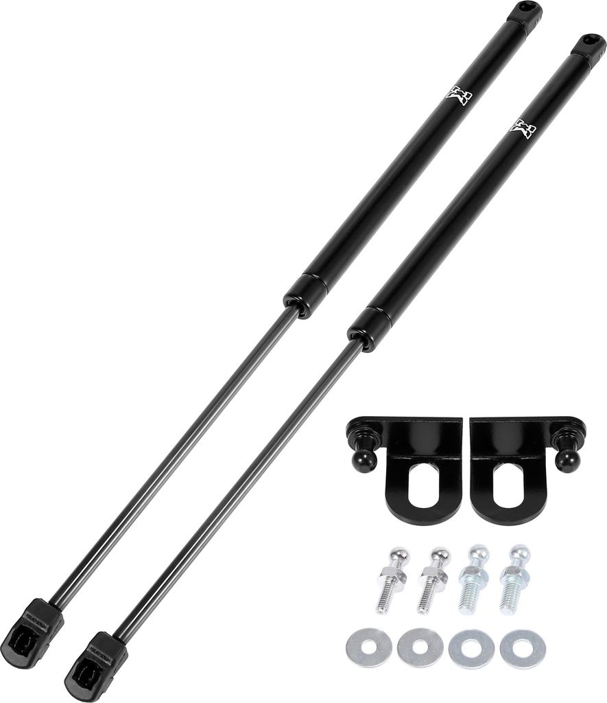 1 Paar Auto Motorhaube Gasdruckdämpfer Stoßdämpfer Schwarz