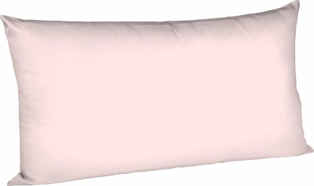 fleuresse Mako Satin Kissenbezug Colours Uni 40x80 cm Rose Produktbild 