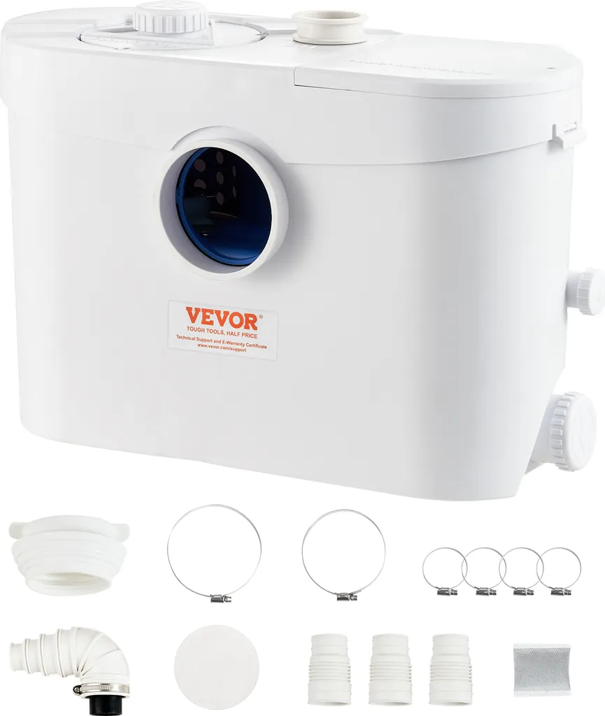 Pompa Maceratore VEVOR 700W | Trasforma la tua Casa con 3 Ingressi