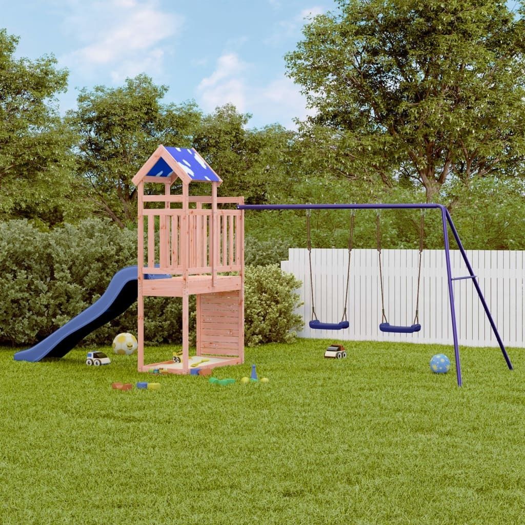 "2025 möbel"Spielturm Massivholz Douglasie - Neu Design Schaukeln