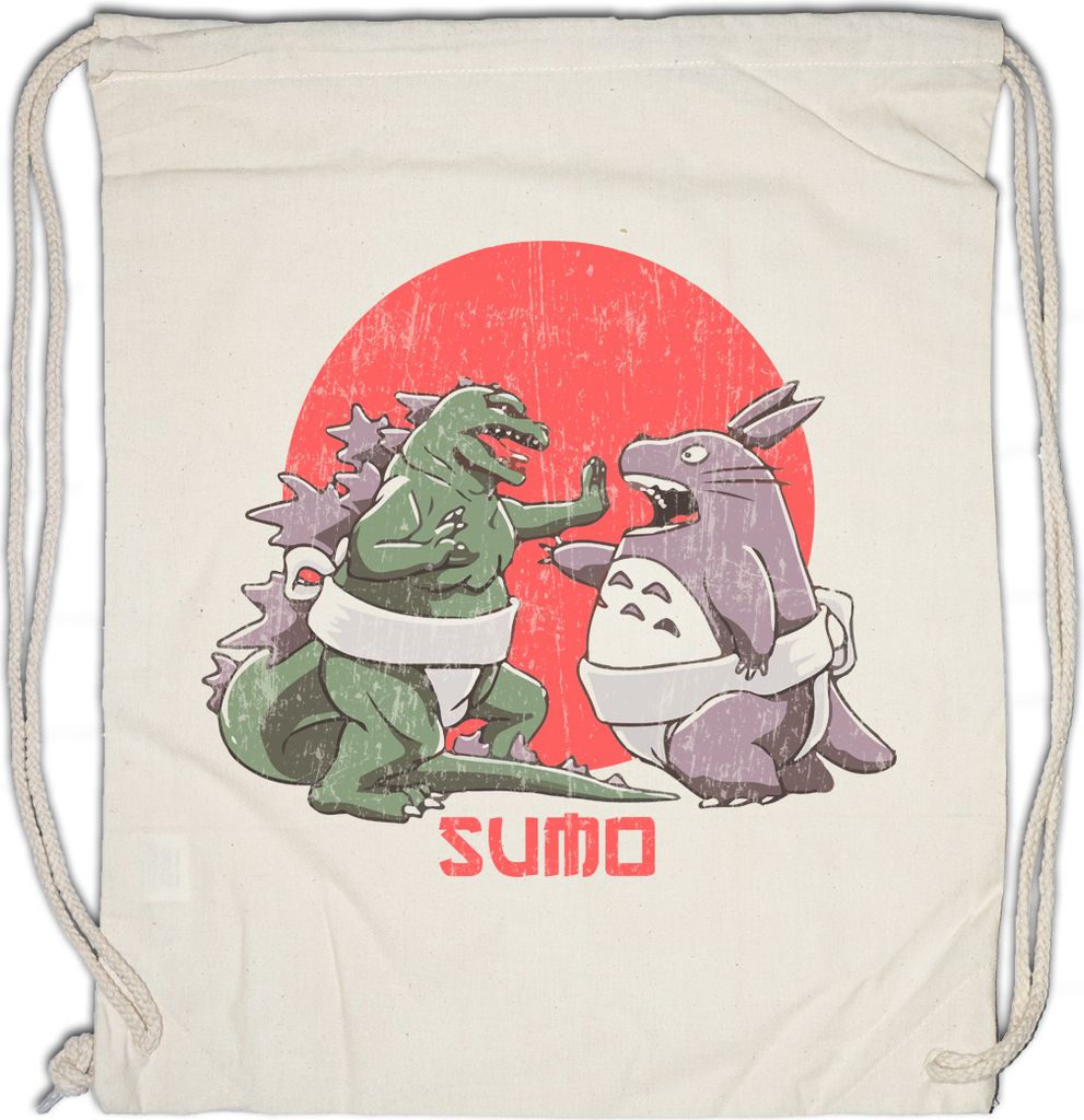 Urban Backwoods Sumo Monsters, Turnbeutel, Farbe: Beige
