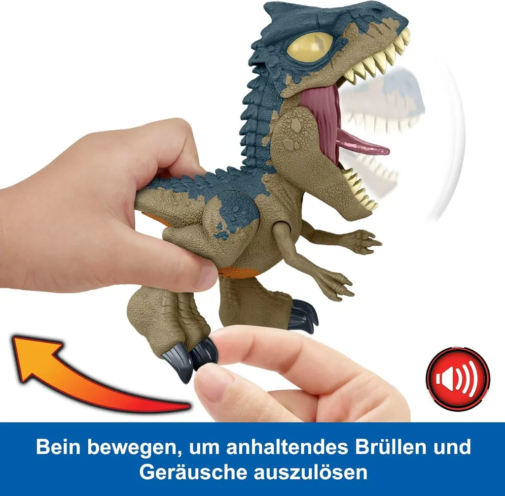 Dinosaure Interactif Allosaurus Mega Roar Jurassic World avec Sons Réels