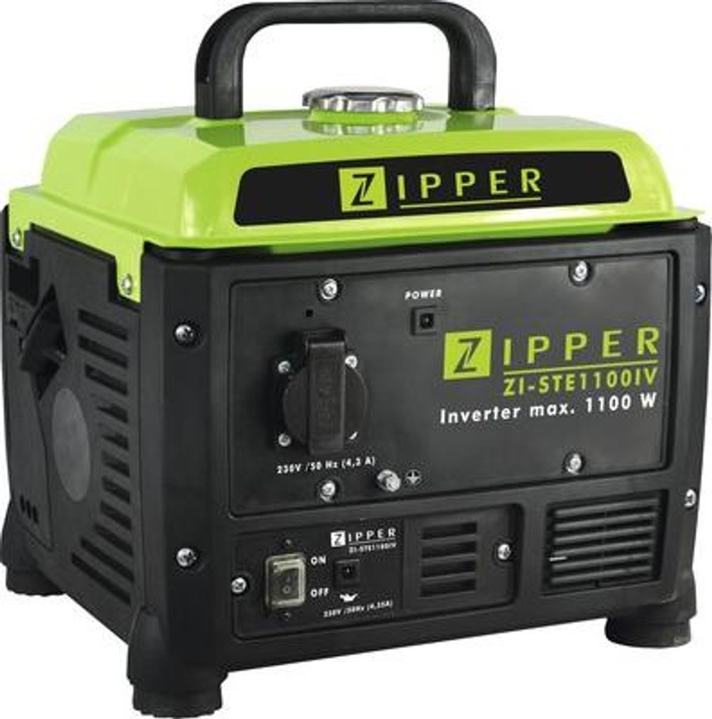 Zipper ZI-STE1100IV, 1100 W, 230 V, 4,2 l, Benzin, 50 Hz, Produktbild 