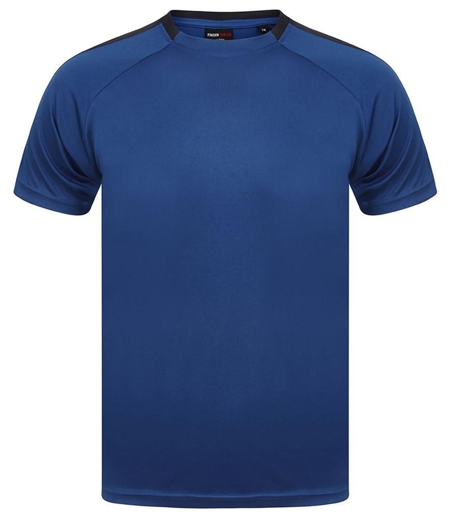 Finden & Hales - "Team" T-Shirt für Herren/Damen Uni LT4428 (M) (Königsblau/Marine)