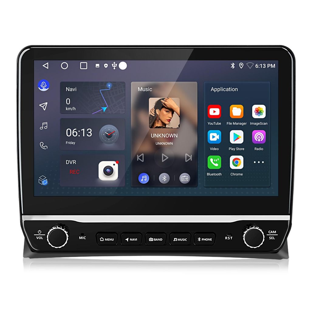 Hexinex Android 15 Auto Radio für VW Multivan T5 (2008-2015) 2GB+64GB, 4-Kern, WLAN, Bluetooth, CarPlay Android Auto 10,1"