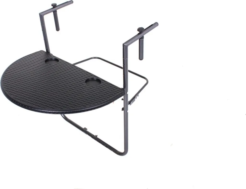 Table de balcon compacte VENTANA - Gain de place et aspect rotin - 8