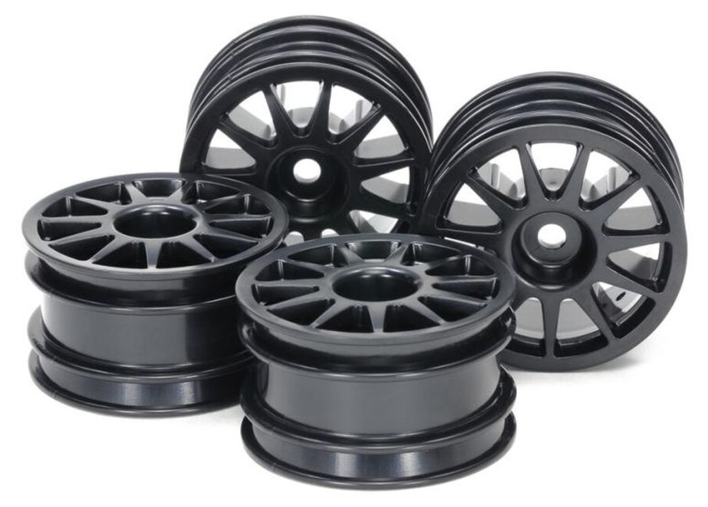Tamiya 51665 - M-Chassis 11-Sp.-Felge Schwarz (4) - Neu