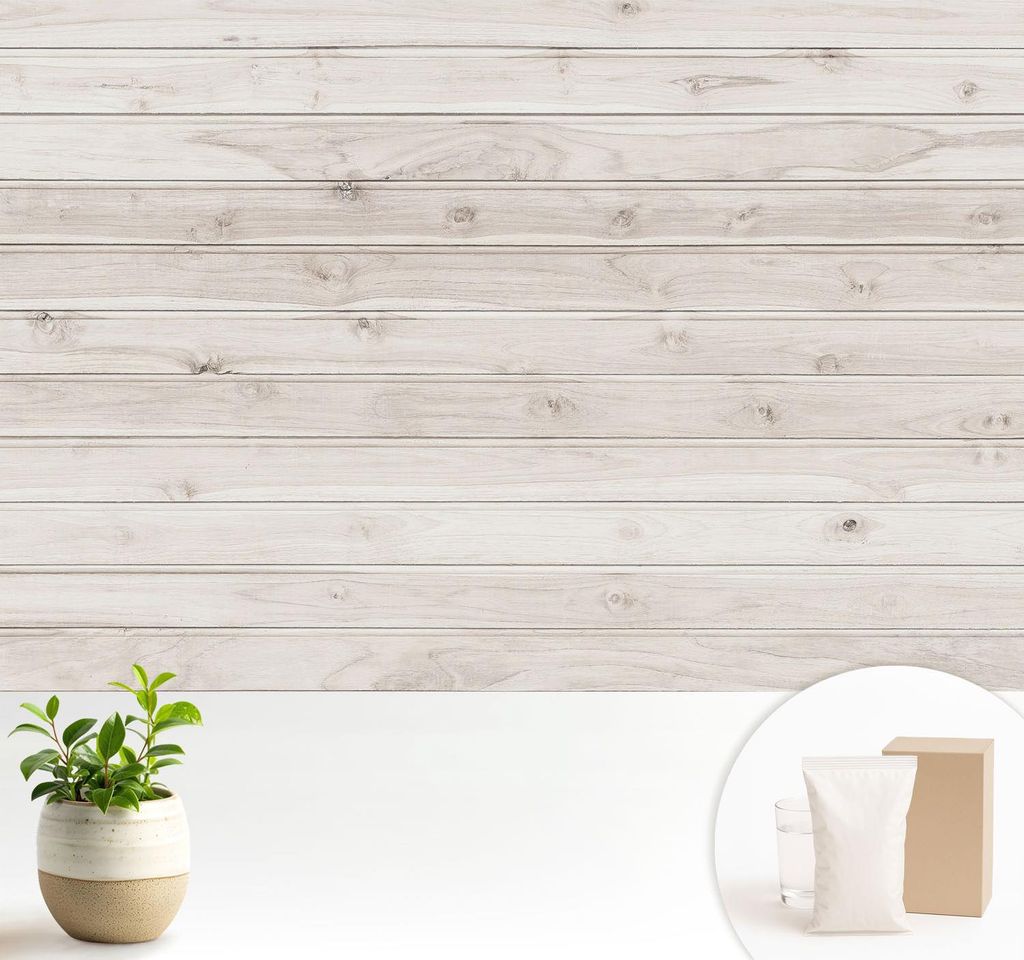 Fototapete - 104x70 cm - Tapete - Wandtapete - Wandbilder - Dekofolie - Tapete Folie - Wand - Dekoration - Wohnzimmer - Naturholz