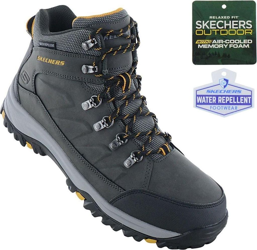Męskie buty turystyczne Skechers Relment Daggett szare Zdjęcie produktu 