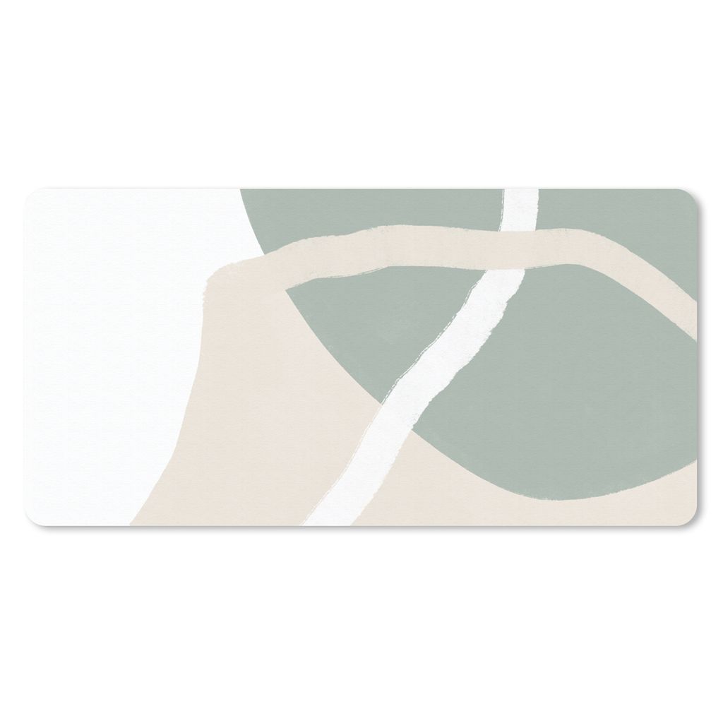 MuchoWow Mauspad Mousepad Minimalismus - Pastell - Gestaltung 60x30 cm - Mousepads - Maus Mat - Pad - Mausunterlage - Nachhaltig
