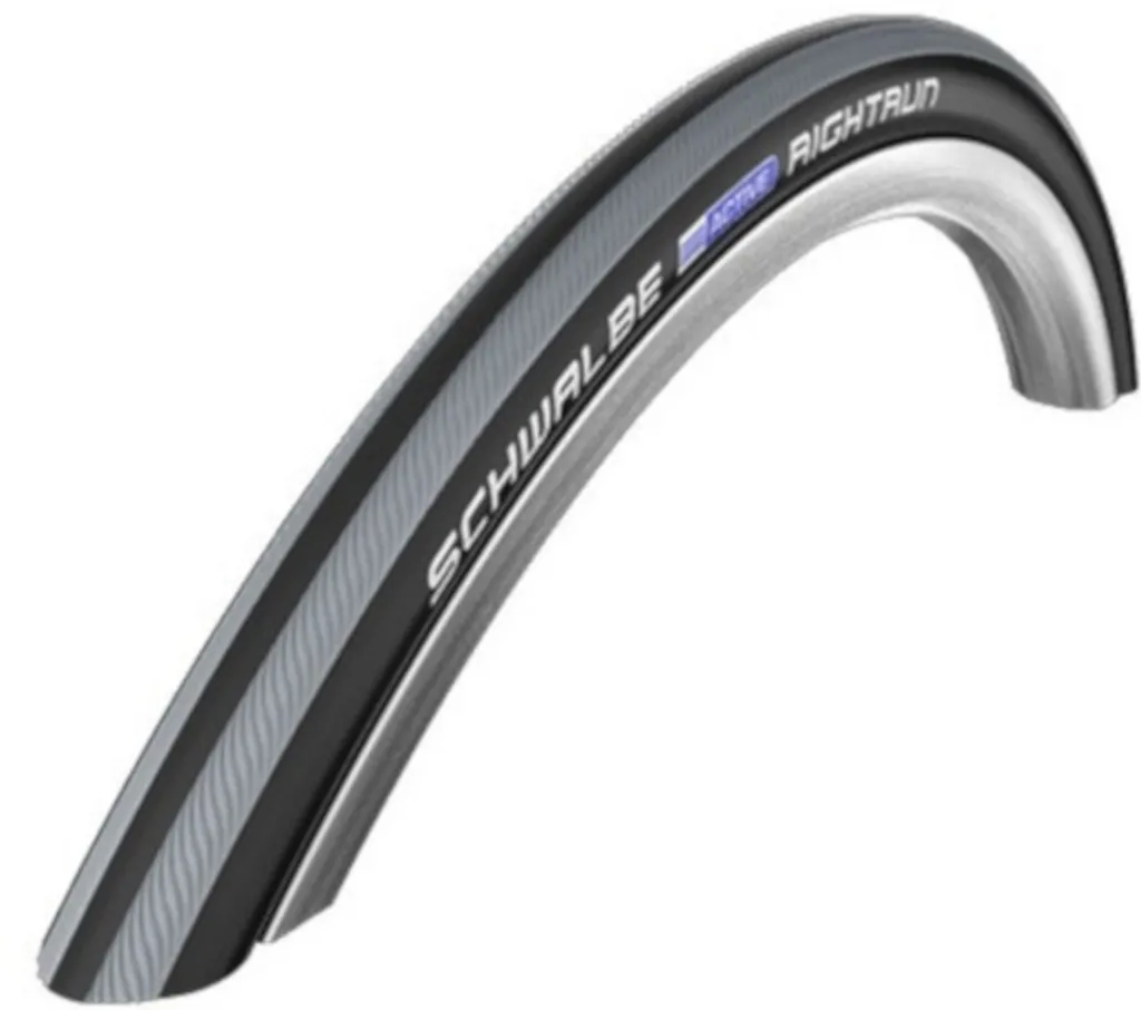 Schwalbe RightRun Pneu Fauteuil Roulant 26 x 1.00 Noir et Gris 25-590