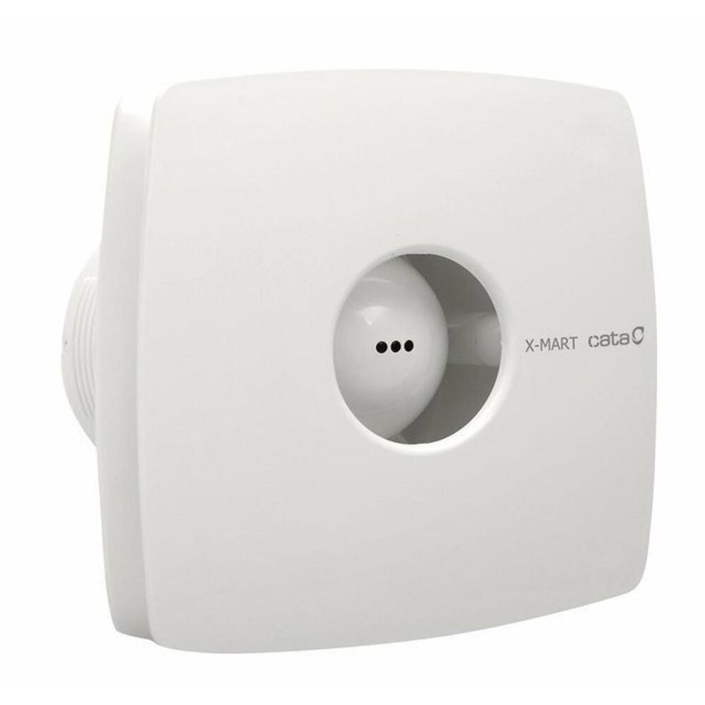Cata X-MART 10T Axial-Badlüfter mit Zeitschaltuhr, 15W, Rohrleitung 100mm, weiß