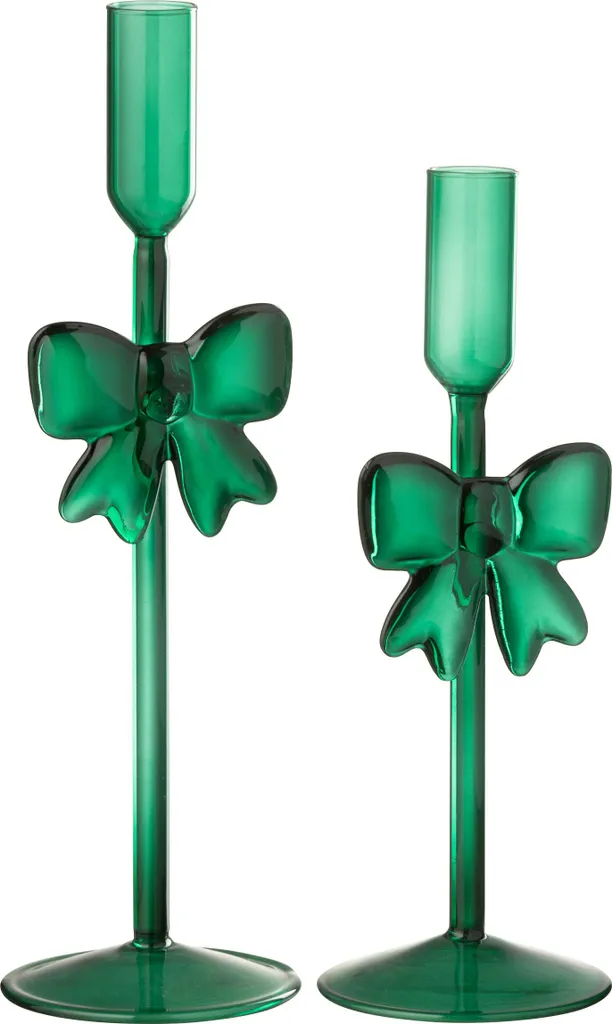 Set de 2 Chandeliers J-Line Vert Foncé - Stabilisez vos Bougies Style