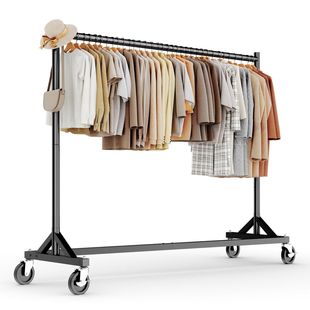 HOKEEPER Portemanteau commercial avec pied en Z, capacité Image du produit 