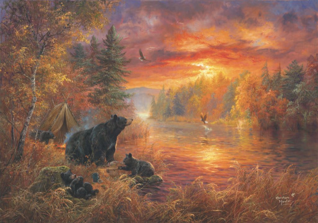 SunsOut Puzzle XXL Teile - Fishing Camp - 500 Teile Puzzle