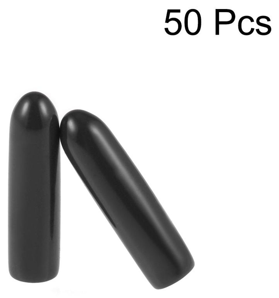 50 Stš¹ck Gummi Endkappen 2mm Innendurchm. Gummikappen Runde Schutzkappen Gummi Abdeckung Stopfen M?belgleiter Bolzen Gewindeschutz fš¹r Schrau...