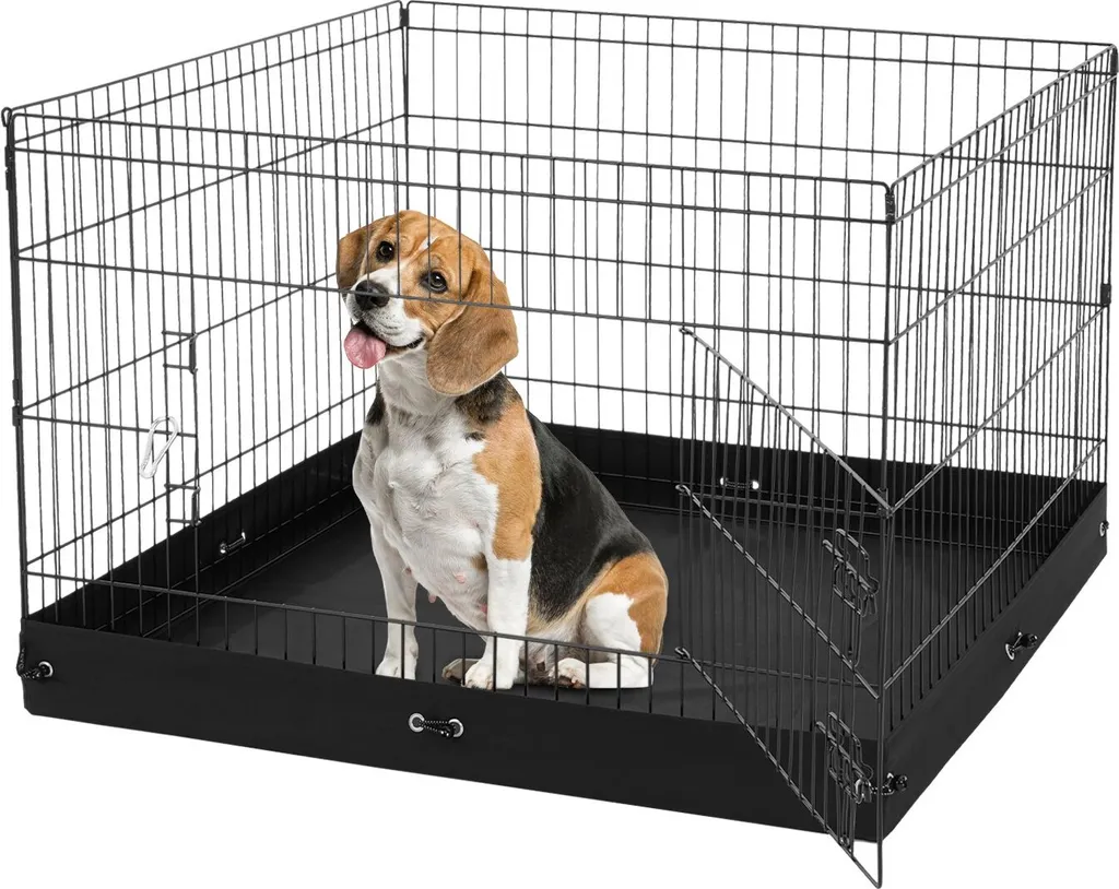 Recinto Cani 61x91cm Professionale con Tappeto | Addestramento Cuccioli