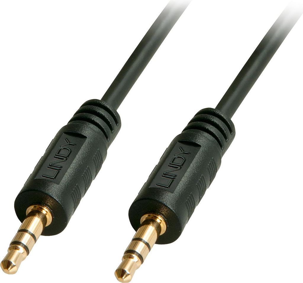 LINDY Audiokabel 3.5mm Klinkenst. 2m/schwarz/mit Produktbild 