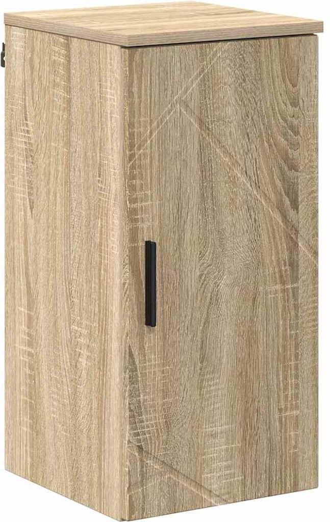 vidaXL Badezimmerschrank Wandmontiert Sonoma-Eiche 30 x 31,5 x 61 cm