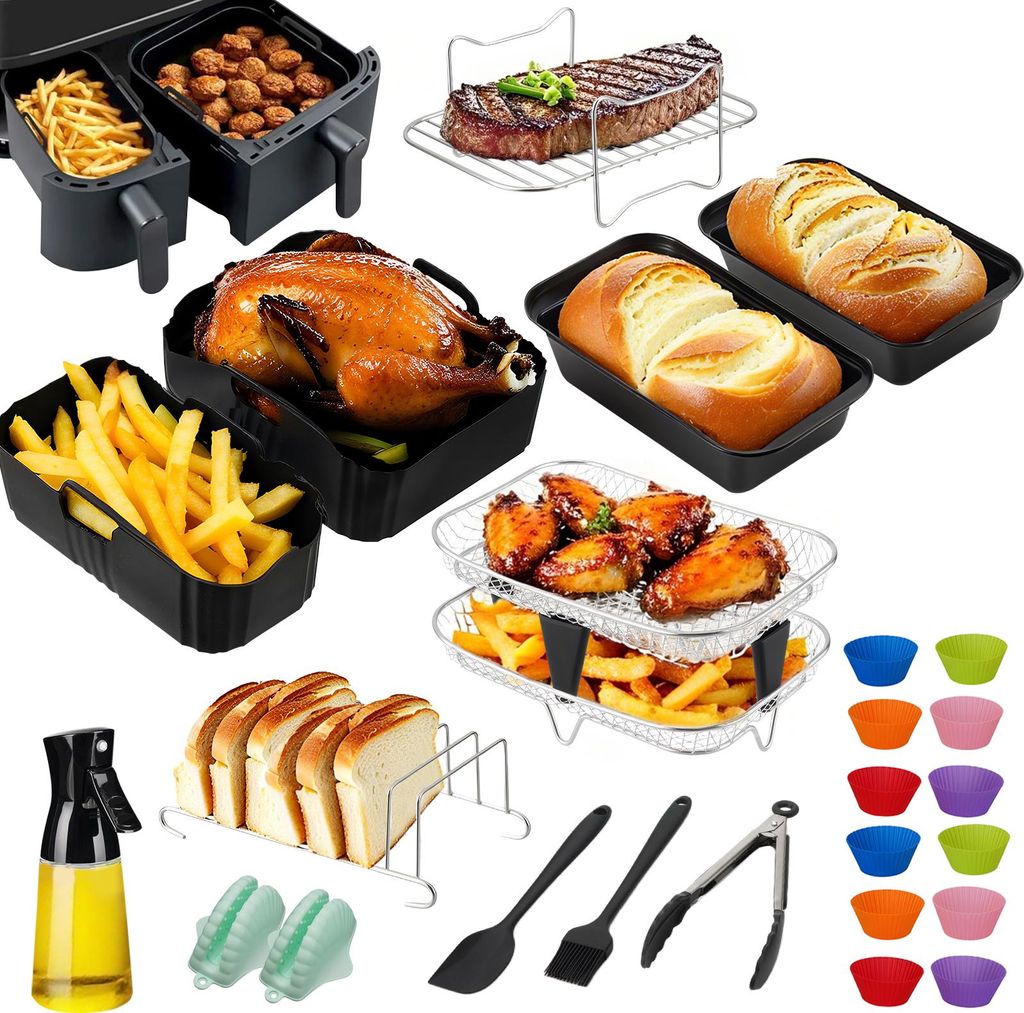 Zestaw akcesoriów Airfryer 23 szt. do urządzeń Philips z Zdjęcie produktu 