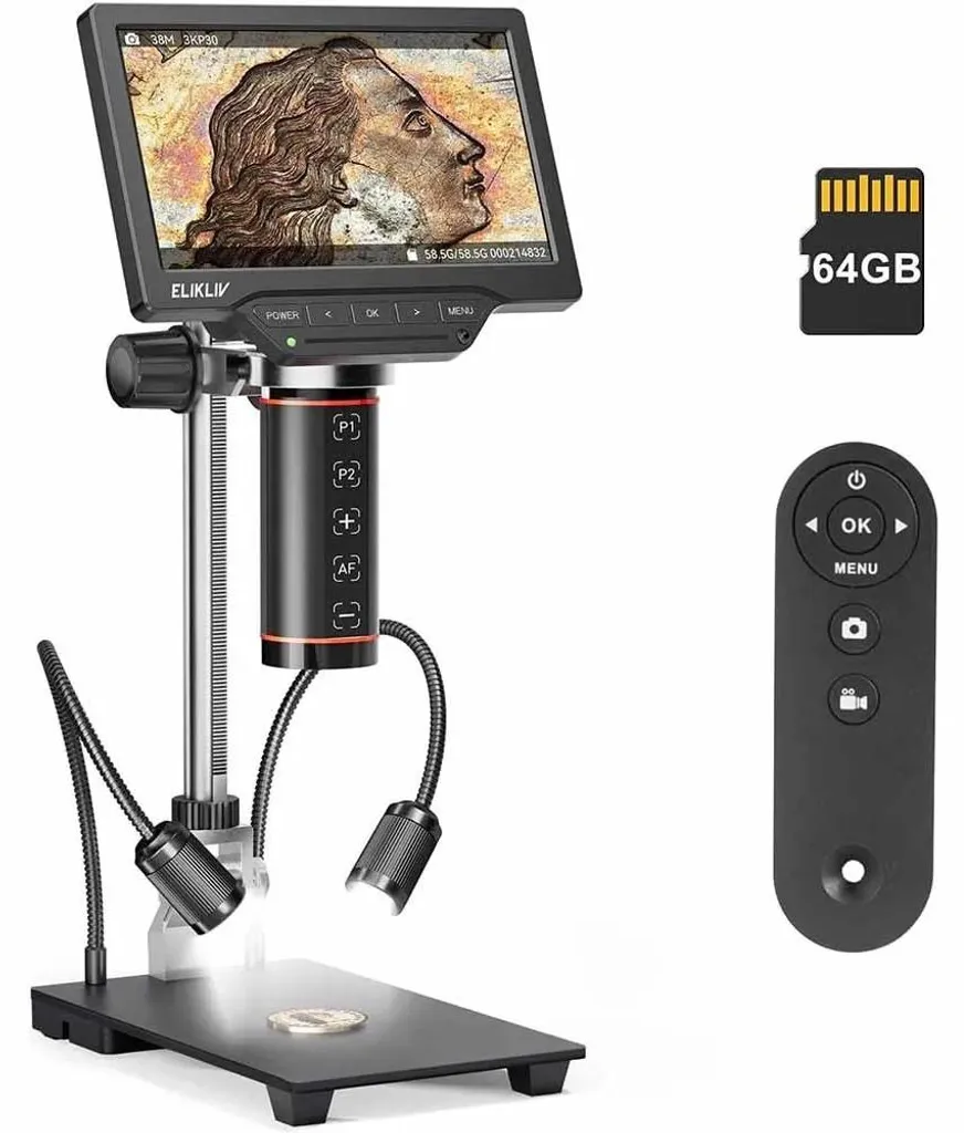 Microscope numérique EM3K-AF avec netteté 3K et mise au point auto