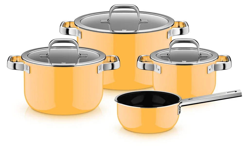 Set de Cuisson Induction WMF Fusiontec Pro Ultra Résistant Mango Yellow