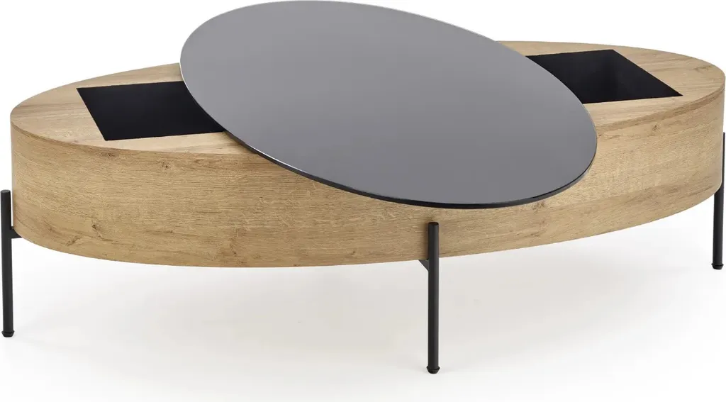 Banc de rangement Zenga avec assise moderne pour salon design épuré - 5