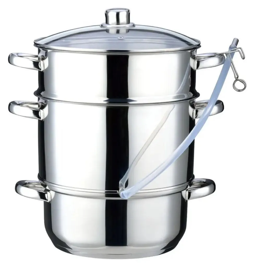 Ustensile à jus vapeur 8L pour fruits et légumes - Compatible induction