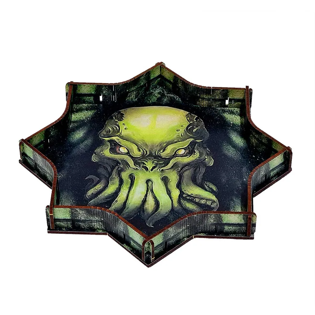 e-Raptor Dice Tray Plateau de dés Cthulhu - Accessoire de Jeu de Rôle
