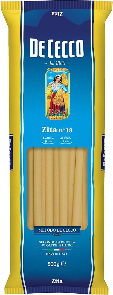 10x Pasta De Cecco 100% Italienisch Zita n. 18 Nudeln 500g
