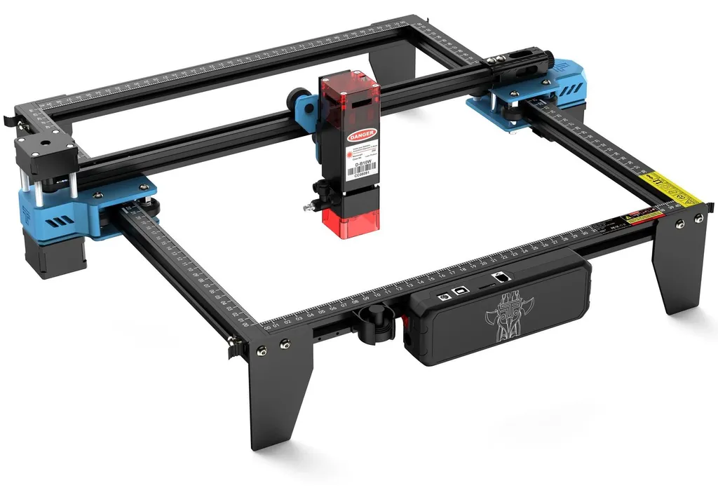 Graveur laser pour bois et métal TTS-10 Pro, écran tactile, prise Europe