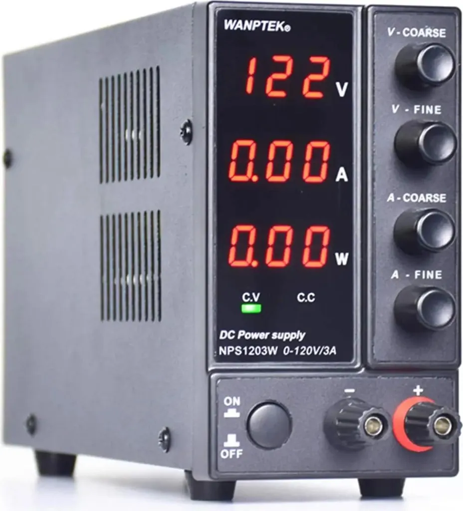 Source d'alimentation stabilisée 120V 3A pour banc d'essai électronique