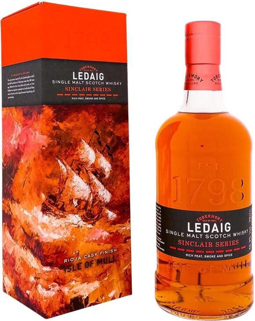 Ledaig Rioja Cask Finish + Box 46,3 Vol% Produktbild 