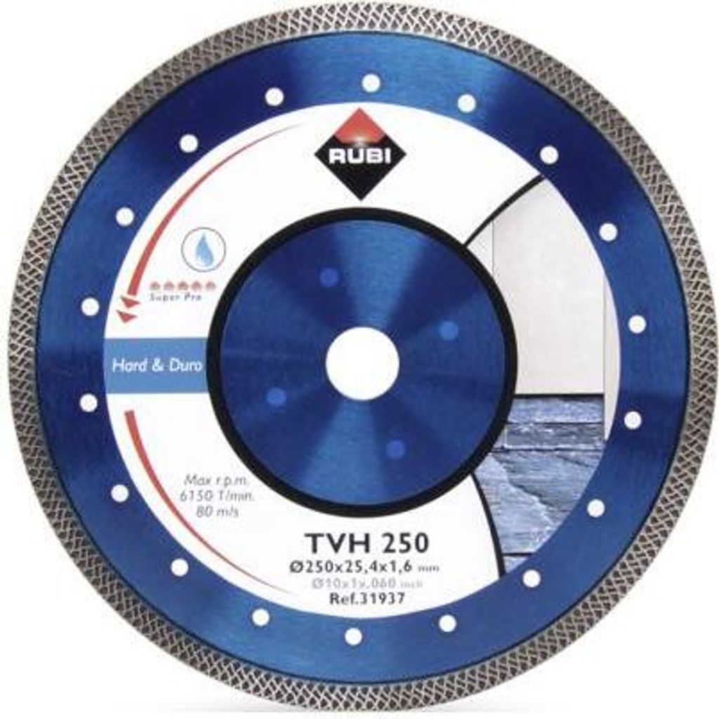 RUBI DIAMANTSCHEIBE TVH 250 x 25,4 mm SUPERPRO