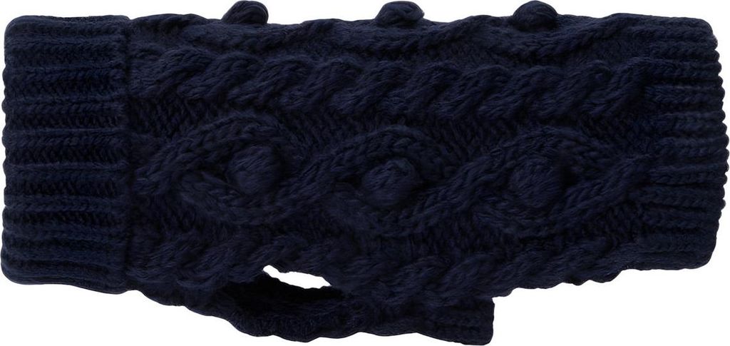 PAIKKA Hunde Strickpullover "Handmade Knit Sweater" navy, Rückenlänge: 50 cm