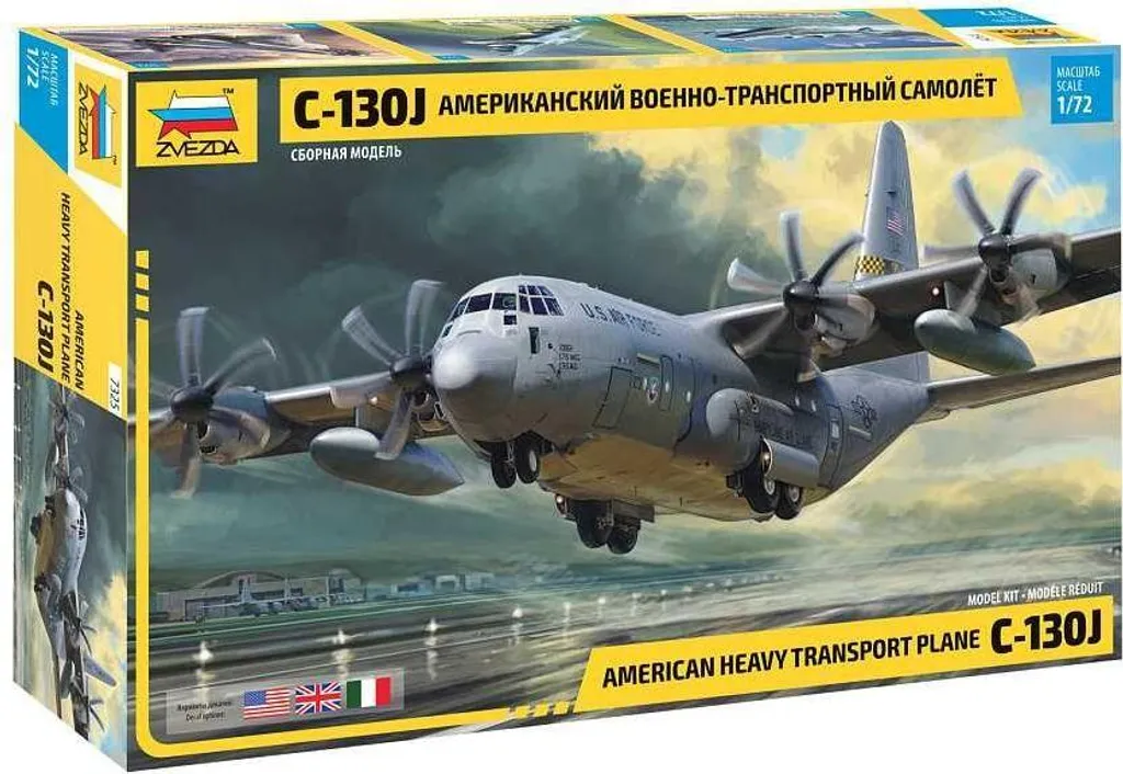 Kit Aircraft 7325 Hercules C-130J Maquette Avion de Transport 1:72
