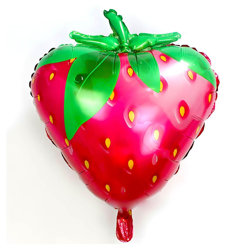 Folienballon Food, Erdbeere rosa ca. 55*72 cm Produktbild 