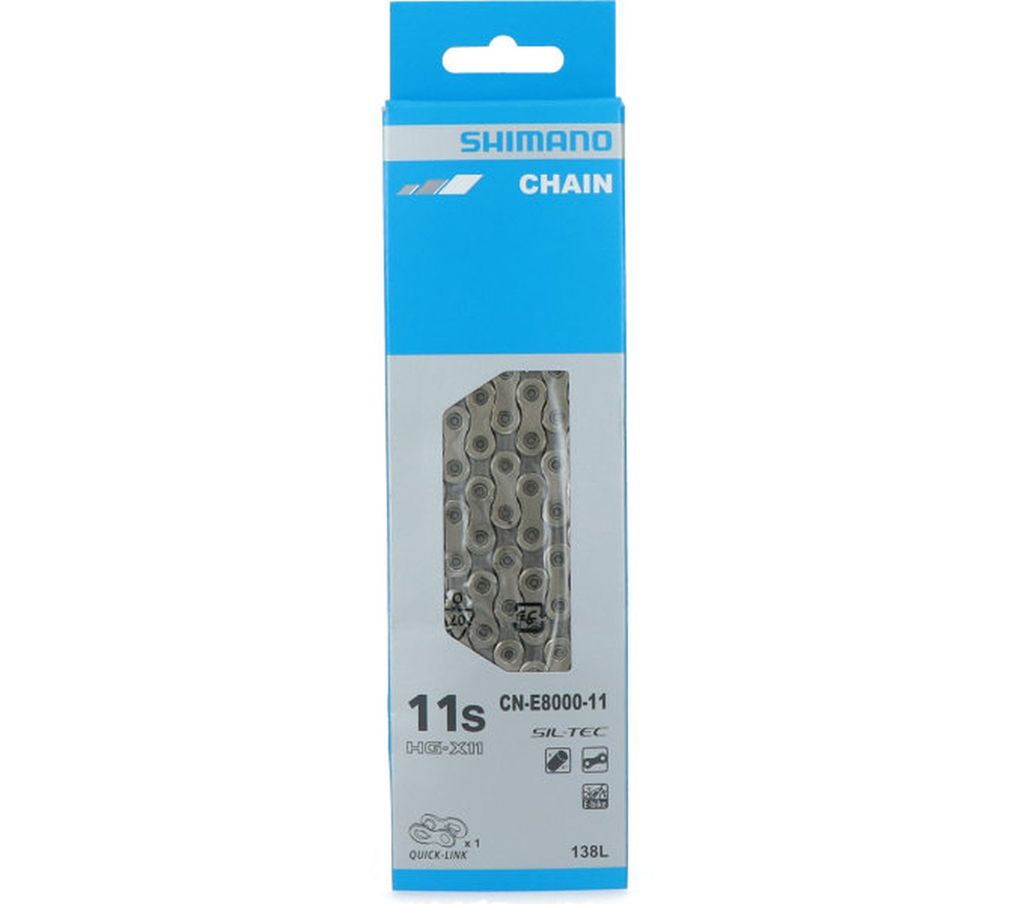 SHIMANO CNE8000-11 138GL QL, Fahrradkette, silber, Produktbild 