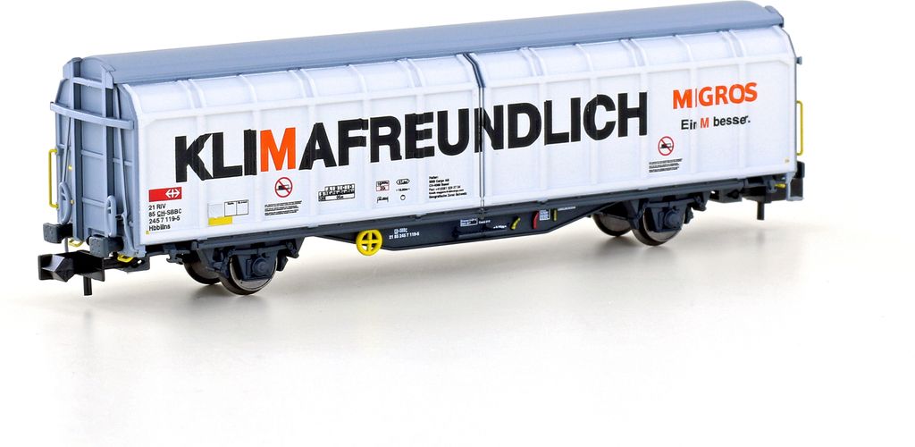 Hobbytrain N Schiebewandwagen Hbbillns SBB/Migros, Ep.VI 24661
