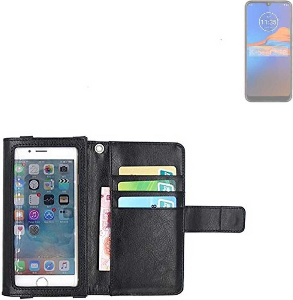 K-S-Trade Handy Hülle Schutz Hülle Kompatibel mit BLU Studio X5 Case mit Displayschutz / Schutzfolie Flip Cover Wallet case Etui Hülle schwarz