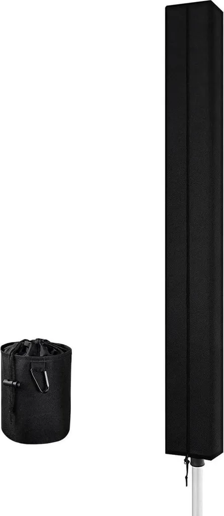 Housse de Protection Étendoir Parapluie 165 cm Résistante à l'Hiver
