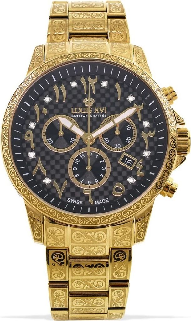 Louis XVI LXVI1094 Palais Royale Arabic Chronograph Herrenuhr 43mm 10ATM