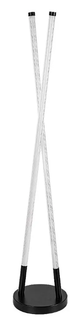 Lampadaire LED 28W design noir en métal et acrylique Rabalux Nivaro