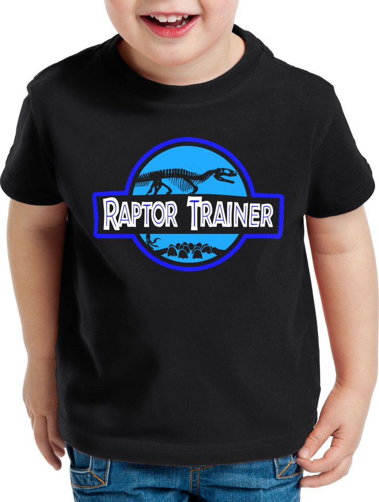 style3 Raptor Trainer Kinder T-Shirt dinosaurier park