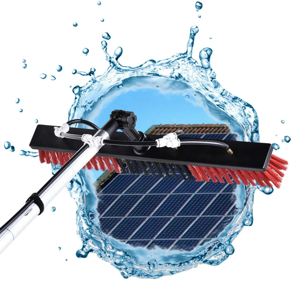 Kit de nettoyage pour vitres et panneaux solaires avec perche 12m