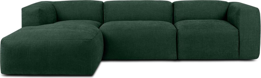 KONSIMO Ecksofa Links mit extrem weicher und bequemer Sitzfläche "BUFFO", maritim, Gewebestoff, Boho ,297x73x172/96 cm