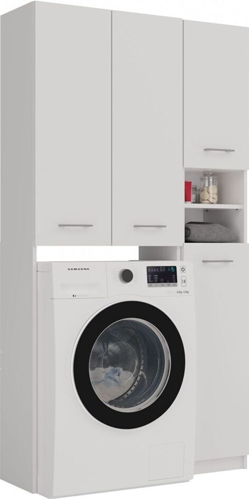 Marpol Badezimmer Set Dd Schrank Matt Weiss