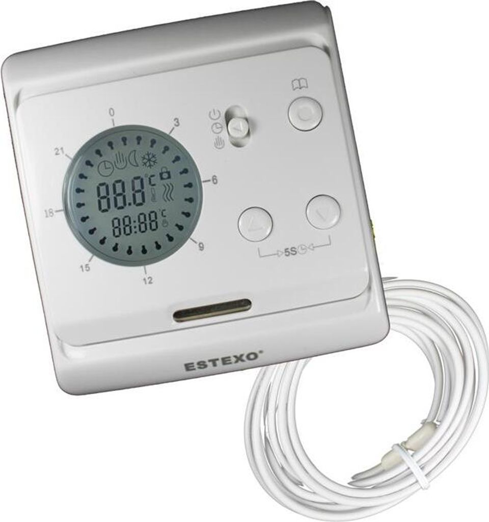 Thermostat Raumthermostat E62.116 elektrische Fußbodenheizung Infrarotheizung