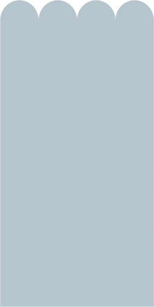 Pellicola Adesiva Scallop Azzurro Polvere 50x100 | Eleganza Vinilica