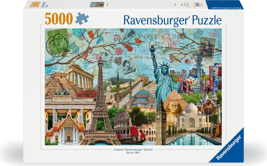 Big City Collage Ravensburger Puzzle Spiel 17118 - Produktbild 